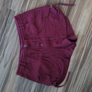Maurices Maroon Shorts